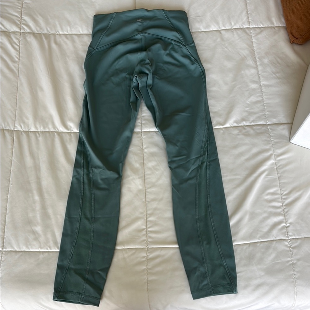 Teal High-Waisted Leggings